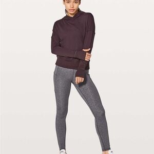 Lululemon Lead The Pack Hoodie Black Cherry Running Yoga 6